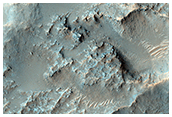 Ridges in Huygens Crater