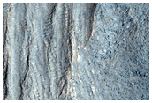 Gullies and Ridges in Terra Cimmeria Crater