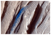 Possible Layers along Crater Wall