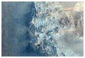 Bedrock Exposed in Crater-Floor Pit