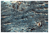 Channeled Bedrock in Tyrrhena Terra