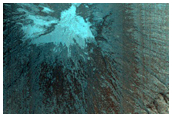Monitor Slopes of Impact Crater