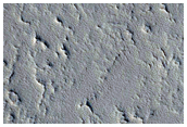 Double Crater with Flow Features on Floor