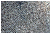 Crater Adjacent to Large Pedestal Crater with Stratified Ejecta