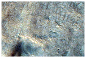 Monitor Slopes of Fresh Crater