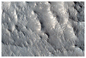 Fan Feature in Crater in Northeast Arabia Terra