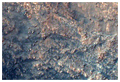 Central Peak of South Mid-Latitude Crater