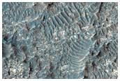 Crater with Light-Toned Interior Material