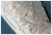 Pollack Crater Ripple Changes Near Feature Dubbed White Rock
