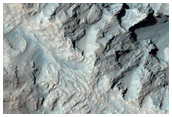vervakning av sluttningar i Rabe-kratern