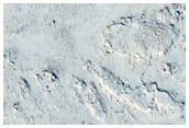Liten kanal norr om Lethe Vallis i Elysium Planitia