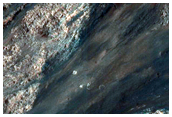 Monitor Slopes on North Wall of Coprates Chasma