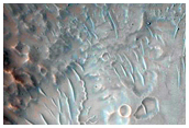 Monitor Slopes of Well-Preserved Impact Crater
