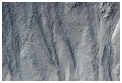 Small Gullies in Crater on Rim of Arkhangelsky Crater
