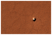 Small Feature on South Polar Layered Deposits