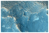 Layered Megablock in Bamberg Crater