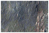 Pits in Distal Lava from Arsia Mons South Flank