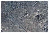 Banded Flow Terrain on Floor of Hellas Planitia