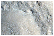 Mid-Latitude Crater with Steep Slopes