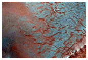 Depositional Fan in Hargraves Crater