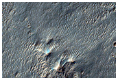 Fan at Intersection of Valley with Crater Floor