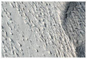 Geologic Contact Southeast of Eumenides Dorsum