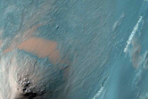 Dark Slopes of East Coprates Montes
