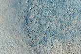 Dust Devil Tracks on Side of Mound in Arcadia Planitia
