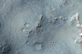 Terrain with Many Valleys West of Newcomb Crater
