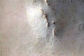 Terrain Near Southern Arabia Terra Crater
