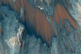 Monitor Slopes on Ridge in Coprates Chasma