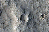 Crater Floor Features in Tempe Terra
