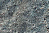 Wrinkle Ridge Intersection on East Coprates Region Plateau
