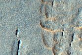 Elongated Crater in Utopia Planitia
