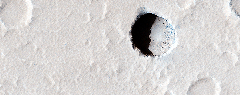 Pit Crater near Elysium Mons