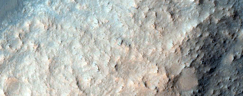 Zir Crater in Chryse Planitia
