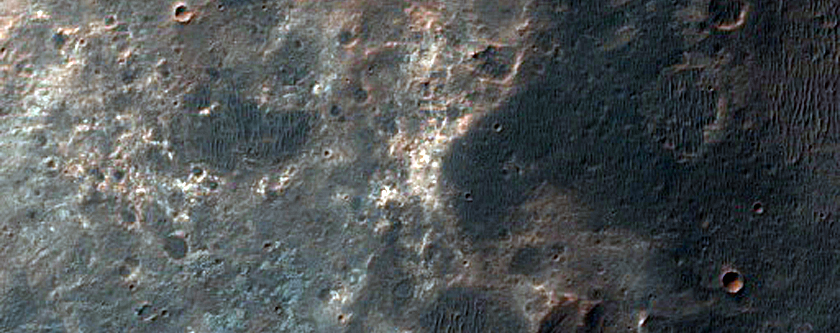 Light-Toned Deposits South of Coprates Chasma
