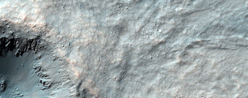 Monitor Slopes of Small Crater
