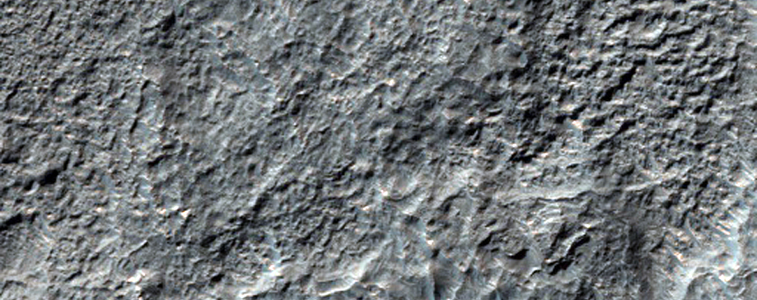 Fan Material at Channel Terminus in Promethei Terra Region
