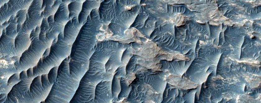 Stratigraphic Boundary in Meridiani Planum
