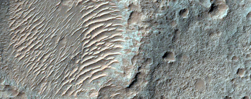 Bedrock in Margaritifer Terra
