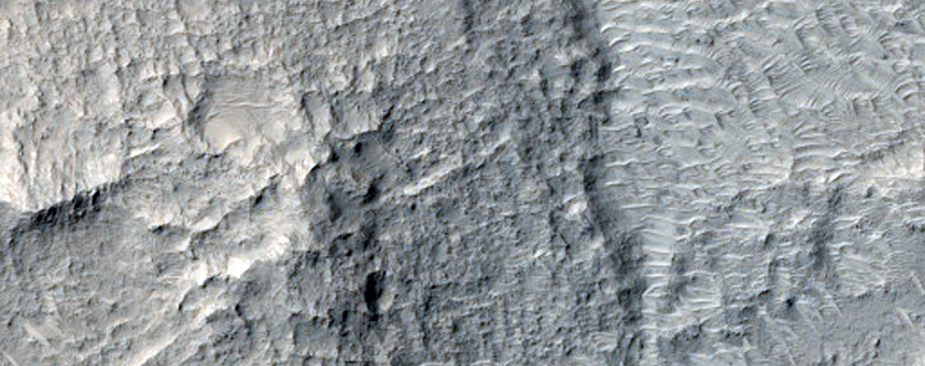 Valley Intersecting Crater in Nepenthes Region
