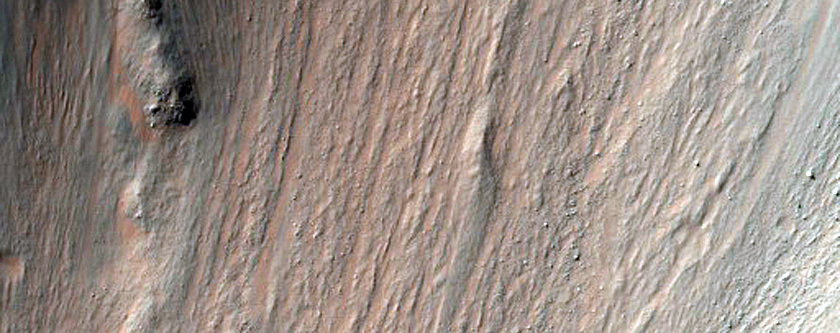 Monitor Steep Slopes in Ganges Chasma
