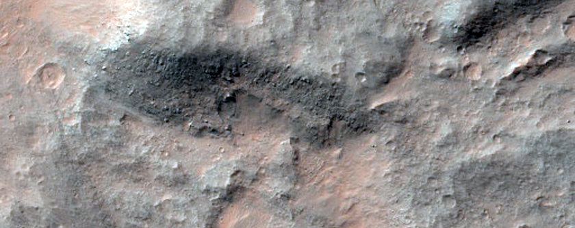 Hill in Coprates Chasma
