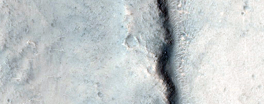 Ridge in Acidalia Planitia
