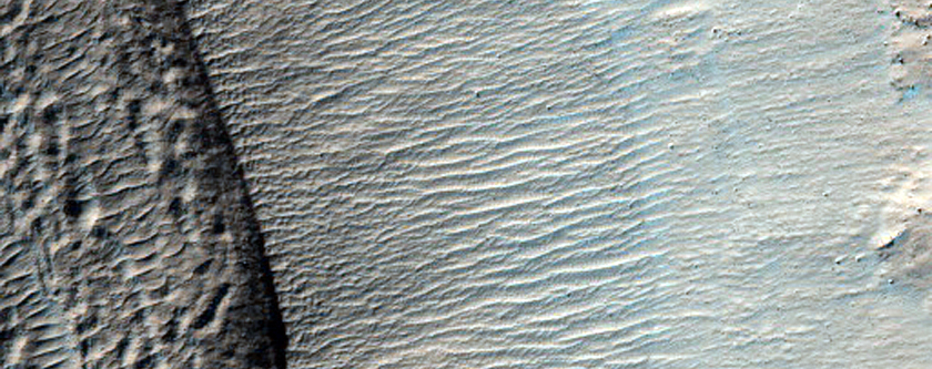 Monitor Slopes of Crater within Arrhenius Crater
