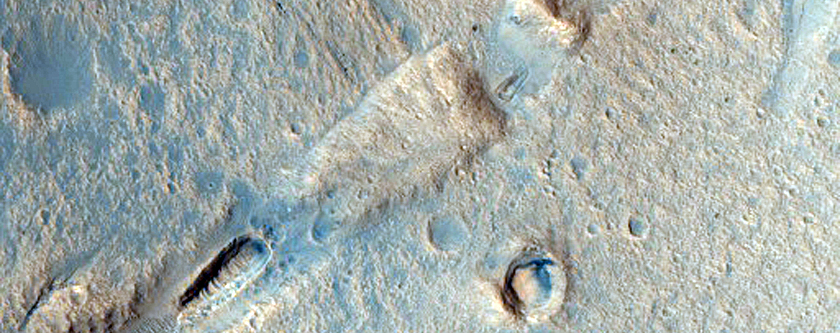 Fractured Crater Floor
