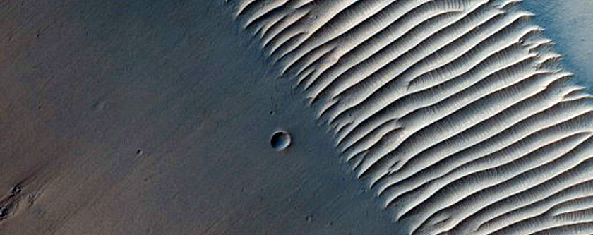 Layers in Wall of Tinto Vallis
