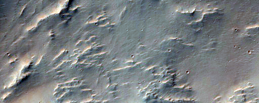 Landslide in West Eos Chasma
