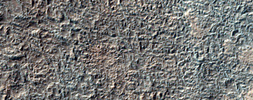 Fan Materials at Termini of Channels in East Hellas Planitia
